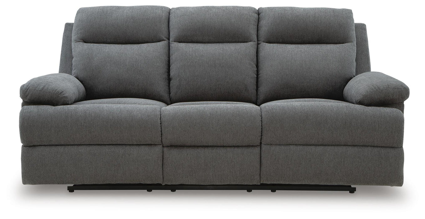 Side-Swipe Reclining Sofa with Drop Down Table - Valley Furniture (Rohnert Park, CA)
