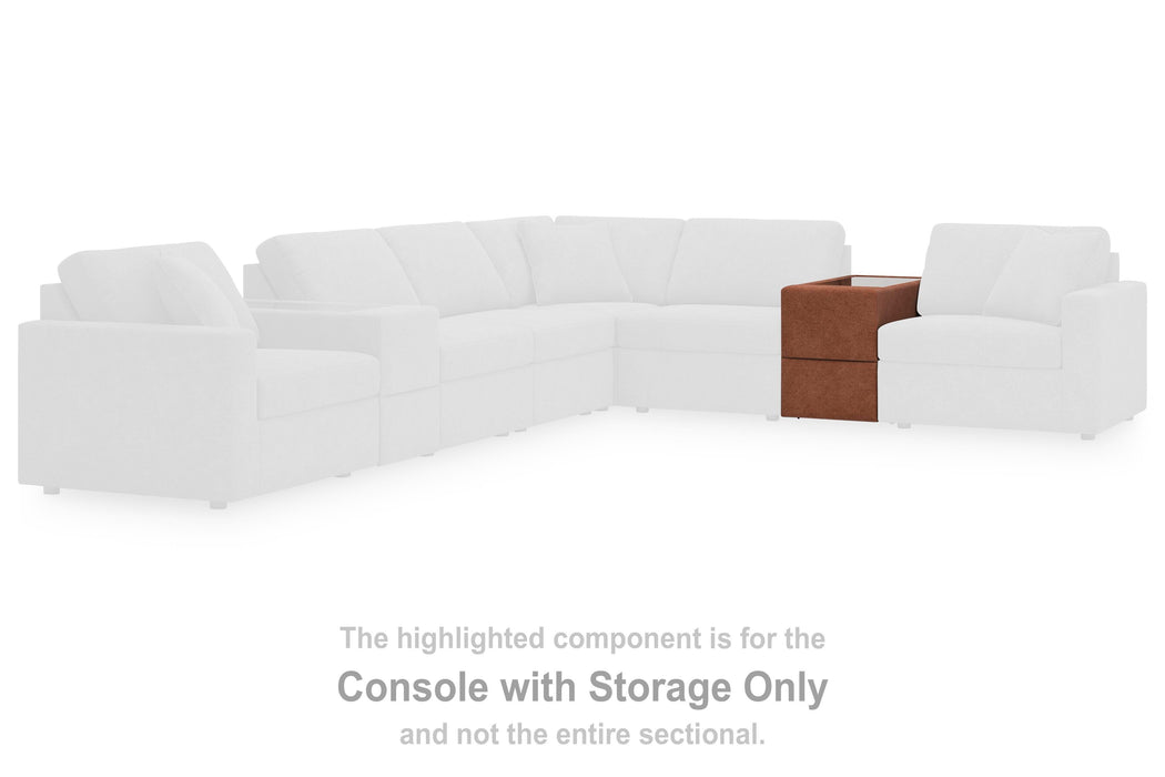 Modmax Balanced Sectional with Audio and Storage Consoles - Valley Furniture (Rohnert Park, CA)