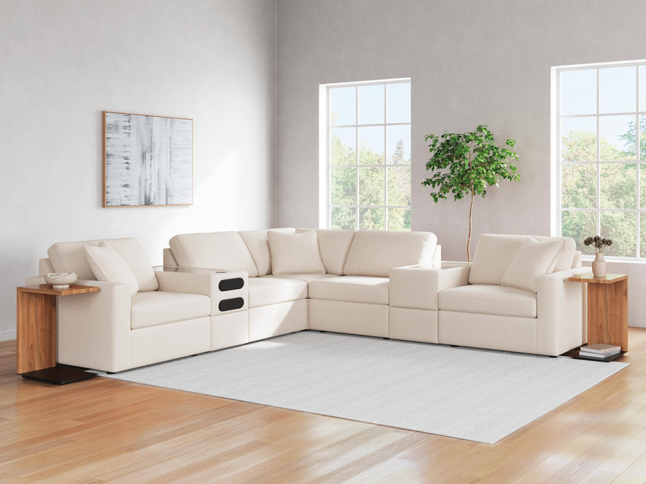 Modmax Balanced Sectional with Audio and Storage Consoles - Valley Furniture (Rohnert Park, CA)