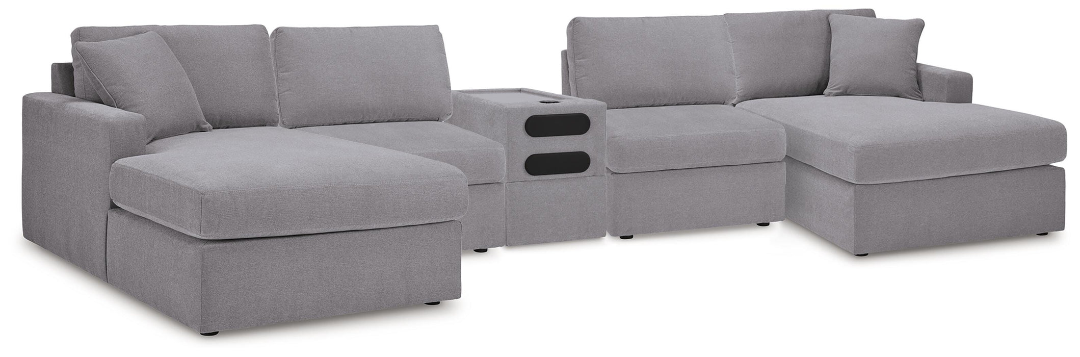 Modmax 5 Piece Sectional with Audio Console - Valley Furniture (Rohnert Park, CA)