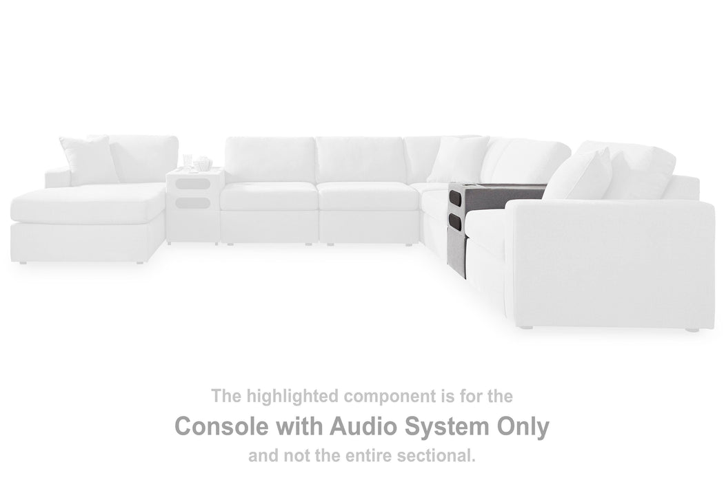 Modmax Balanced Sectional with Audio and Storage Consoles - Valley Furniture (Rohnert Park, CA)