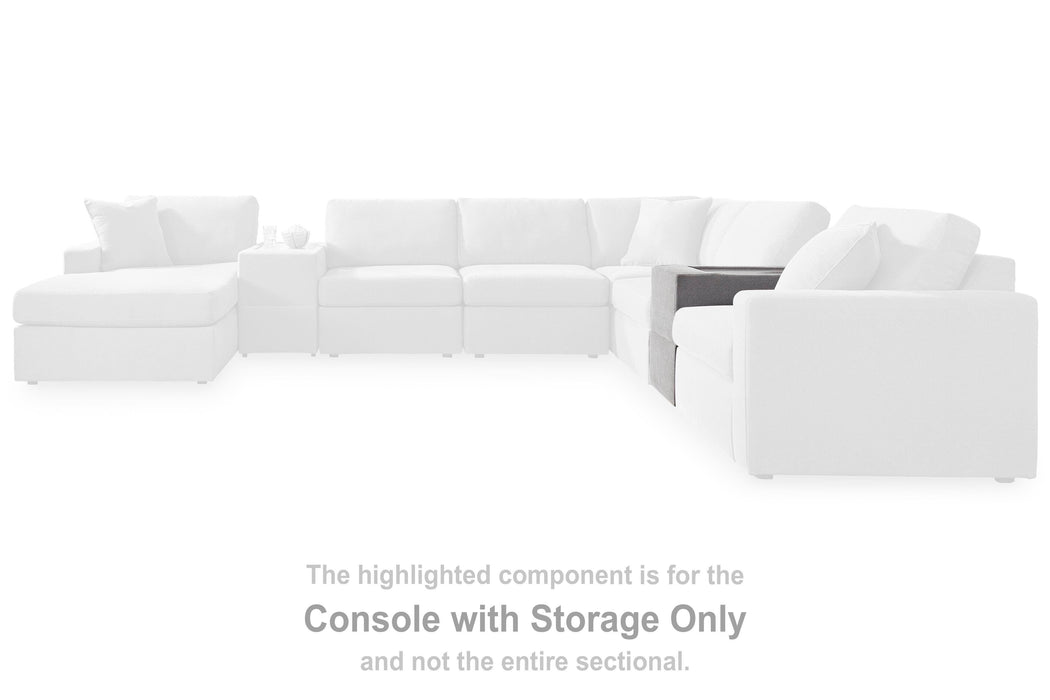 Modmax Balanced Sectional with Audio and Storage Consoles - Valley Furniture (Rohnert Park, CA)