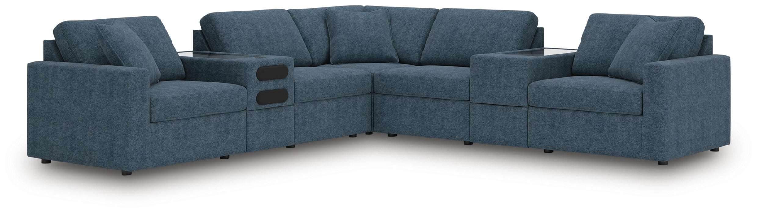Modmax Balanced Sectional with Audio and Storage Consoles - Valley Furniture (Rohnert Park, CA)