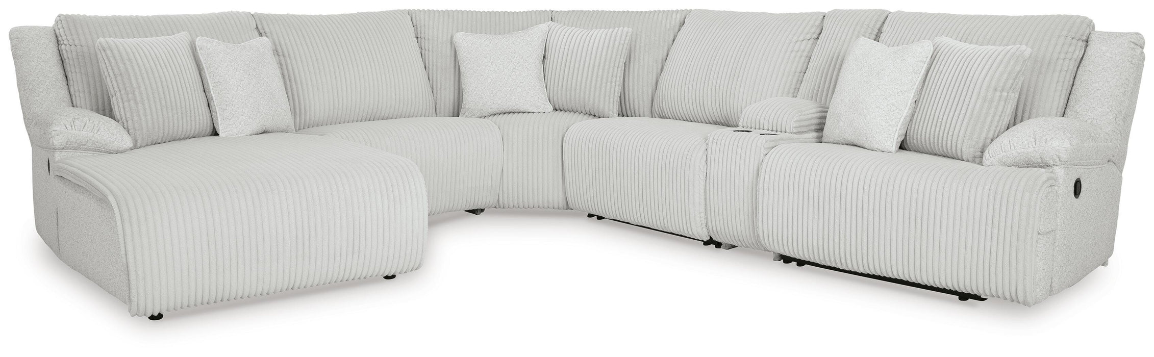 Top Tier Reclining Sectional with Chaise - Valley Furniture (Rohnert Park, CA)