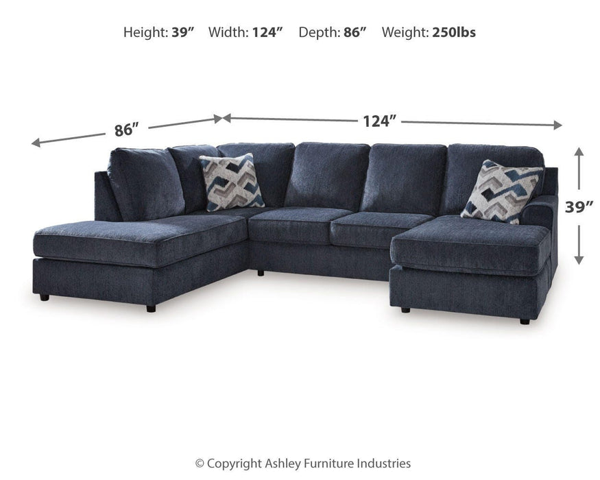 Albar Place Sectional - Valley Furniture (Rohnert Park, CA)