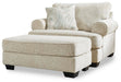 Monaghan Oversized Chair and Ottoman - Valley Furniture (Rohnert Park, CA)