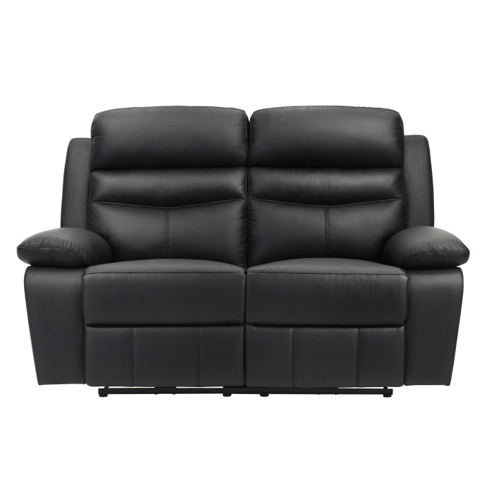 9628BLK-2PW - Power Double Reclining Love Seat