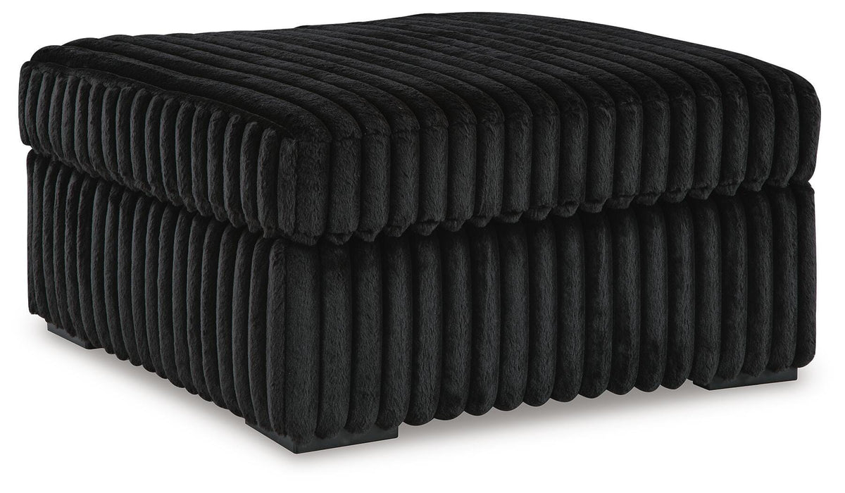 Midnight-Madness Oversized Accent Ottoman - Valley Furniture (Rohnert Park, CA)