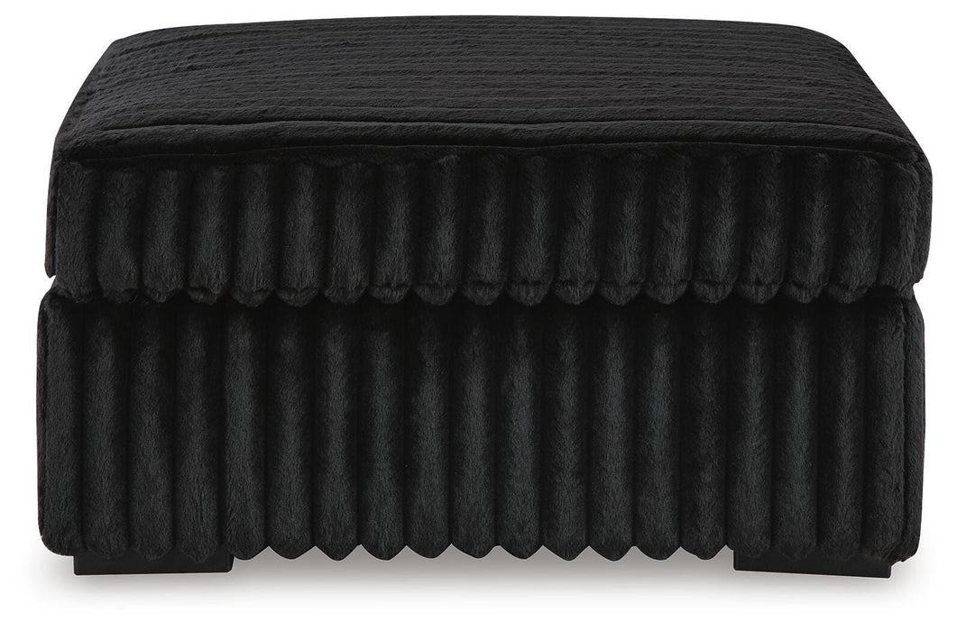 Midnight-Madness Oversized Accent Ottoman - Valley Furniture (Rohnert Park, CA)