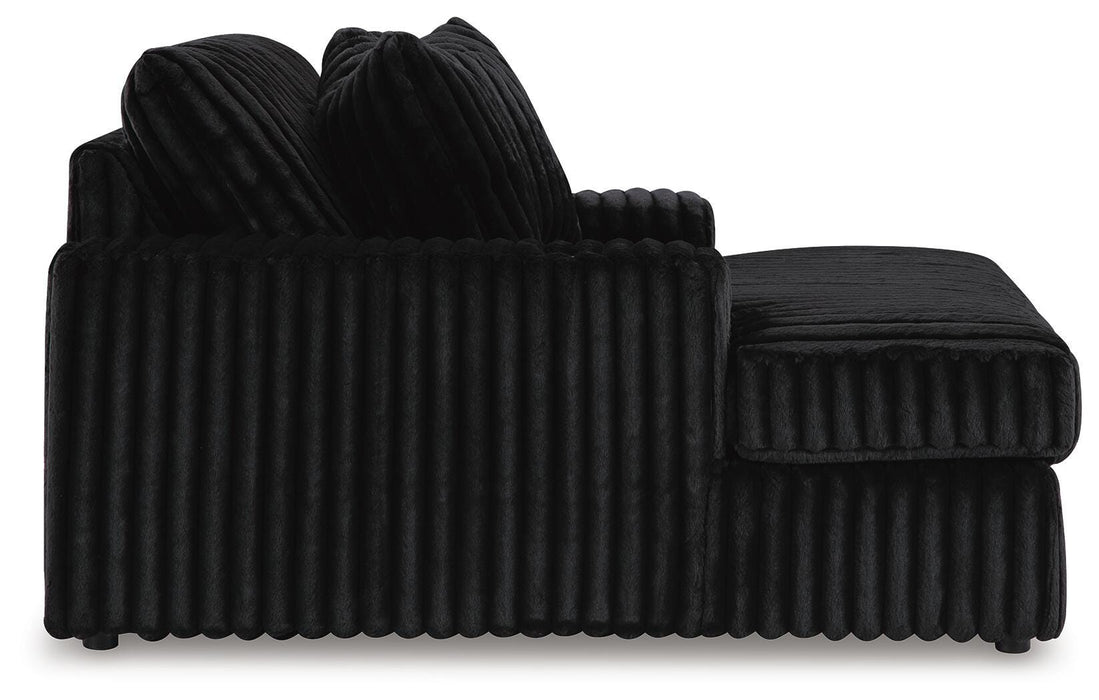 Midnight-Madness Oversized Chaise - Valley Furniture (Rohnert Park, CA)
