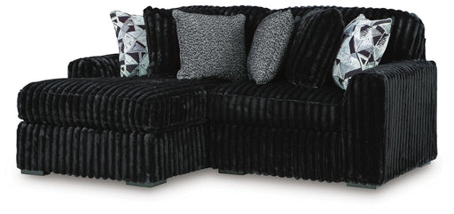 Midnight-Madness Sectional with Chaise - Valley Furniture (Rohnert Park, CA)