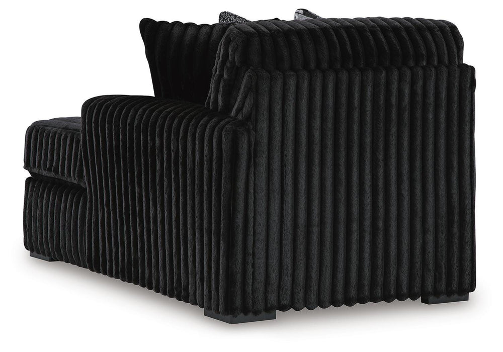 Midnight-Madness Sectional with Chaise - Valley Furniture (Rohnert Park, CA)