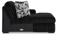 Midnight-Madness Sectional with Chaise - Valley Furniture (Rohnert Park, CA)