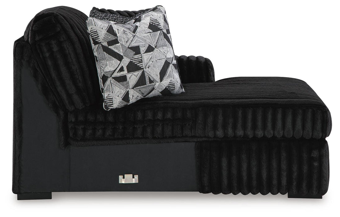 Midnight-Madness Sectional Sofa with Chaise - Valley Furniture (Rohnert Park, CA)