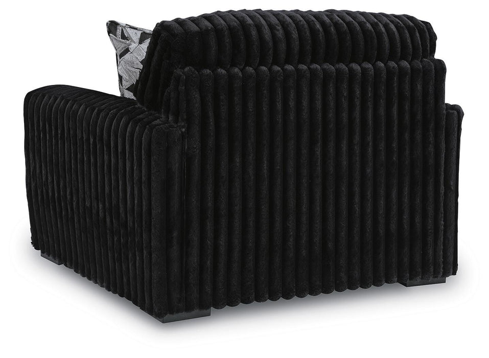 Midnight-Madness Oversized Chair - Valley Furniture (Rohnert Park, CA)