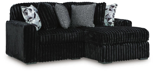 Midnight-Madness Sectional with Chaise - Valley Furniture (Rohnert Park, CA)