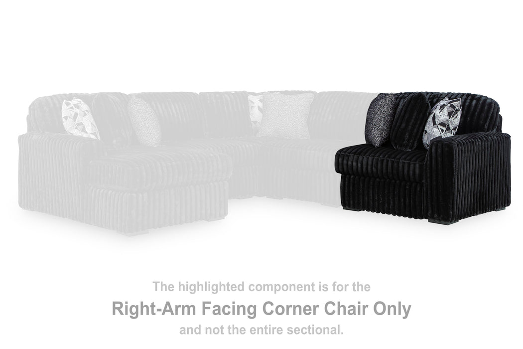 Midnight-Madness Sectional Sofa - Valley Furniture (Rohnert Park, CA)