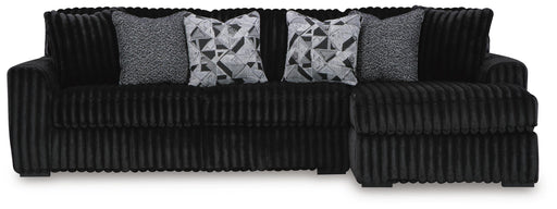 Midnight-Madness Sectional Sofa with Chaise - Valley Furniture (Rohnert Park, CA)
