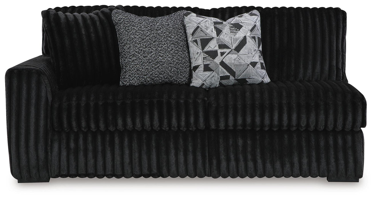 Midnight-Madness Sectional with Chaise - Valley Furniture (Rohnert Park, CA)