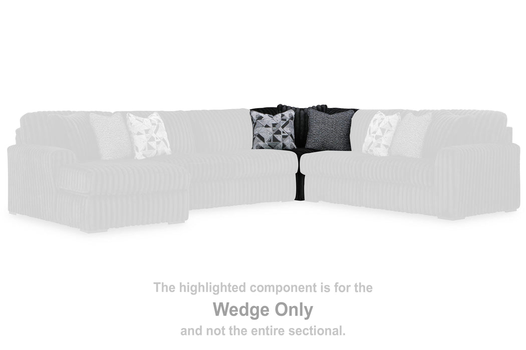 Midnight-Madness Sectional with Chaise - Valley Furniture (Rohnert Park, CA)