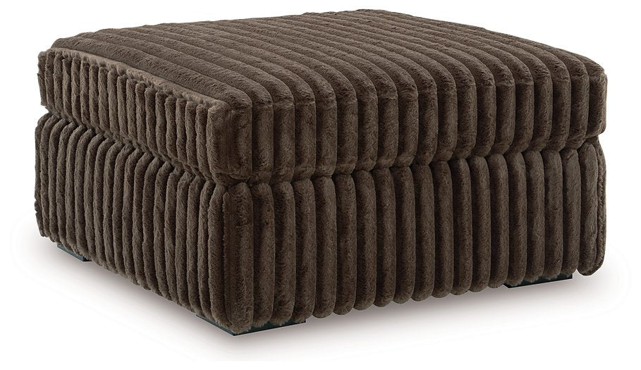Midnight-Madness Oversized Accent Ottoman - Valley Furniture (Rohnert Park, CA)