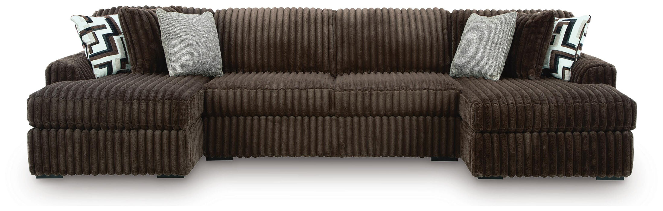 Midnight-Madness Sectional with Chaise - Valley Furniture (Rohnert Park, CA)