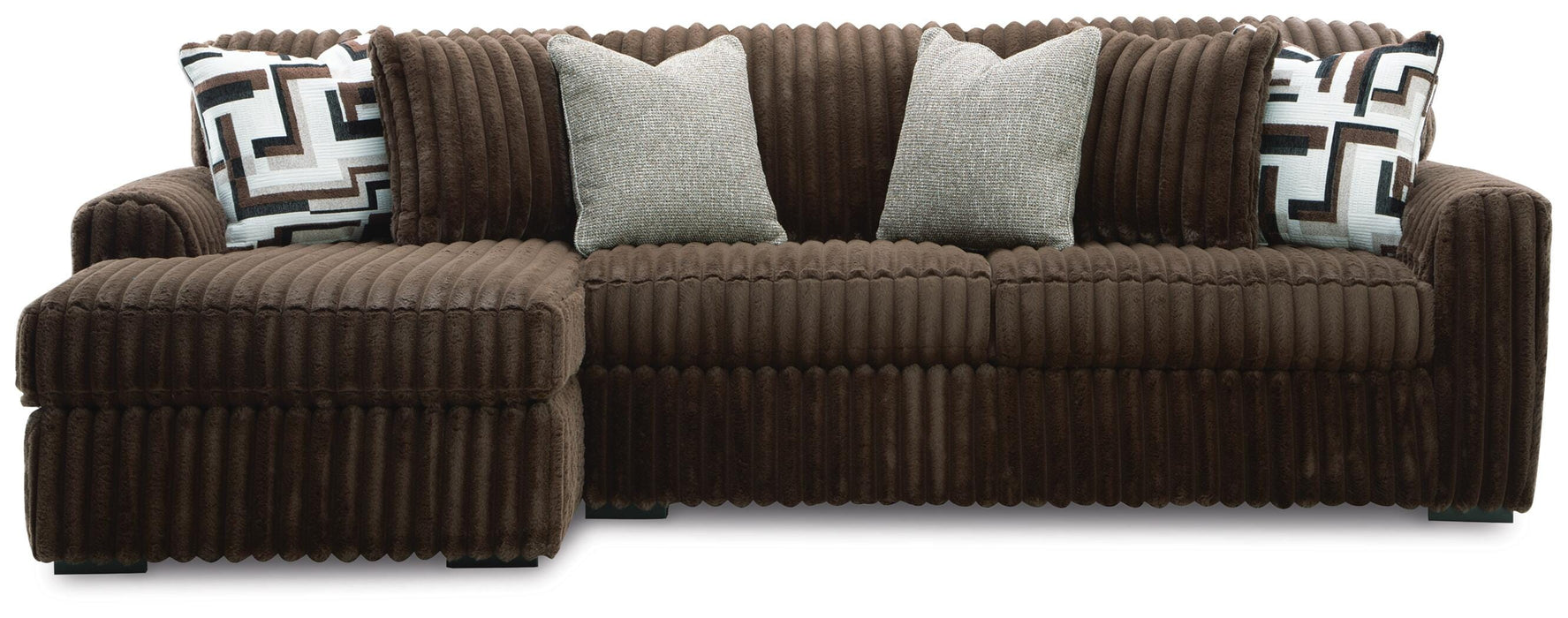 Midnight-Madness Sectional Sofa with Chaise - Valley Furniture (Rohnert Park, CA)