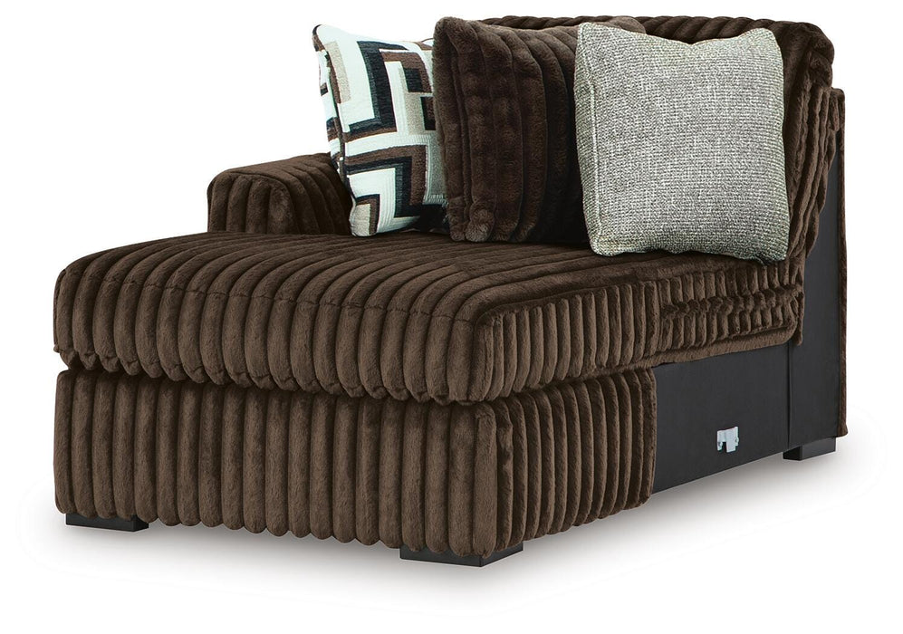Midnight-Madness Sectional with Chaise - Valley Furniture (Rohnert Park, CA)
