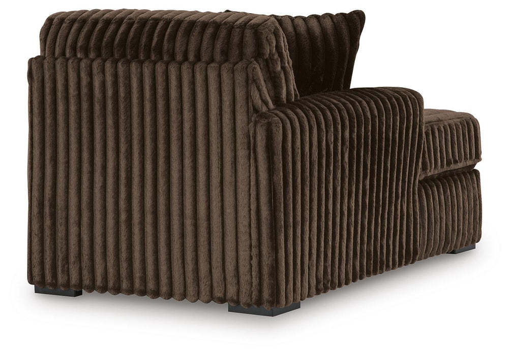 Midnight-Madness Sectional with Chaise - Valley Furniture (Rohnert Park, CA)