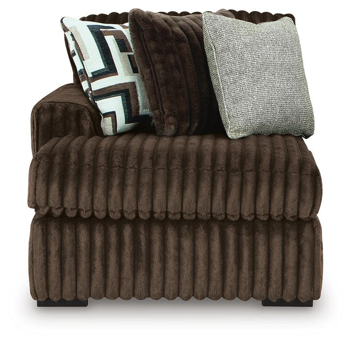 Midnight-Madness Sectional with Chaise - Valley Furniture (Rohnert Park, CA)