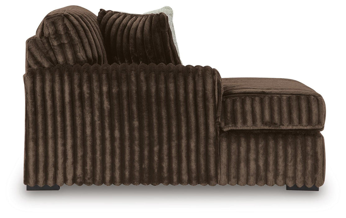 Midnight-Madness Sectional with Chaise - Valley Furniture (Rohnert Park, CA)