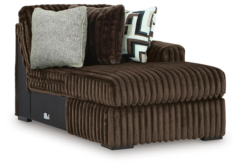 Midnight-Madness Sectional with Chaise - Valley Furniture (Rohnert Park, CA)