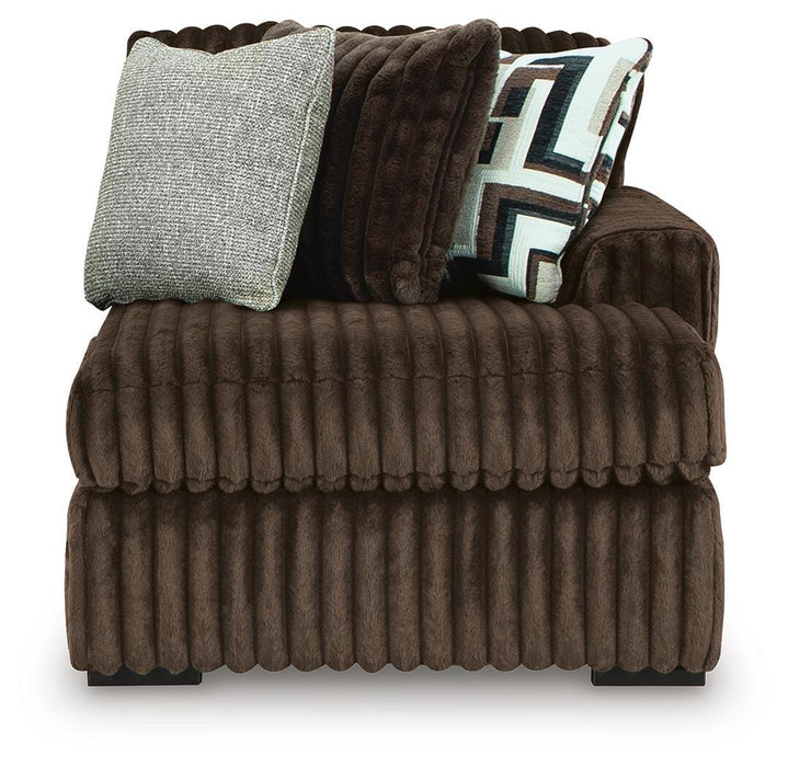 Midnight-Madness Sectional with Chaise - Valley Furniture (Rohnert Park, CA)