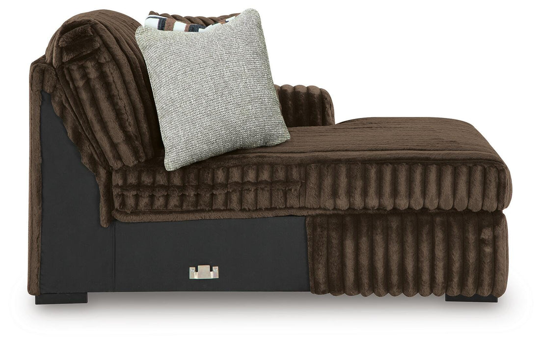 Midnight-Madness Sectional with Chaise - Valley Furniture (Rohnert Park, CA)