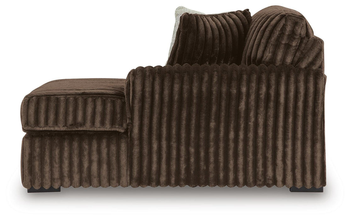 Midnight-Madness Sectional with Chaise - Valley Furniture (Rohnert Park, CA)