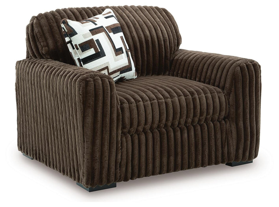 Midnight-Madness Oversized Chair - Valley Furniture (Rohnert Park, CA)