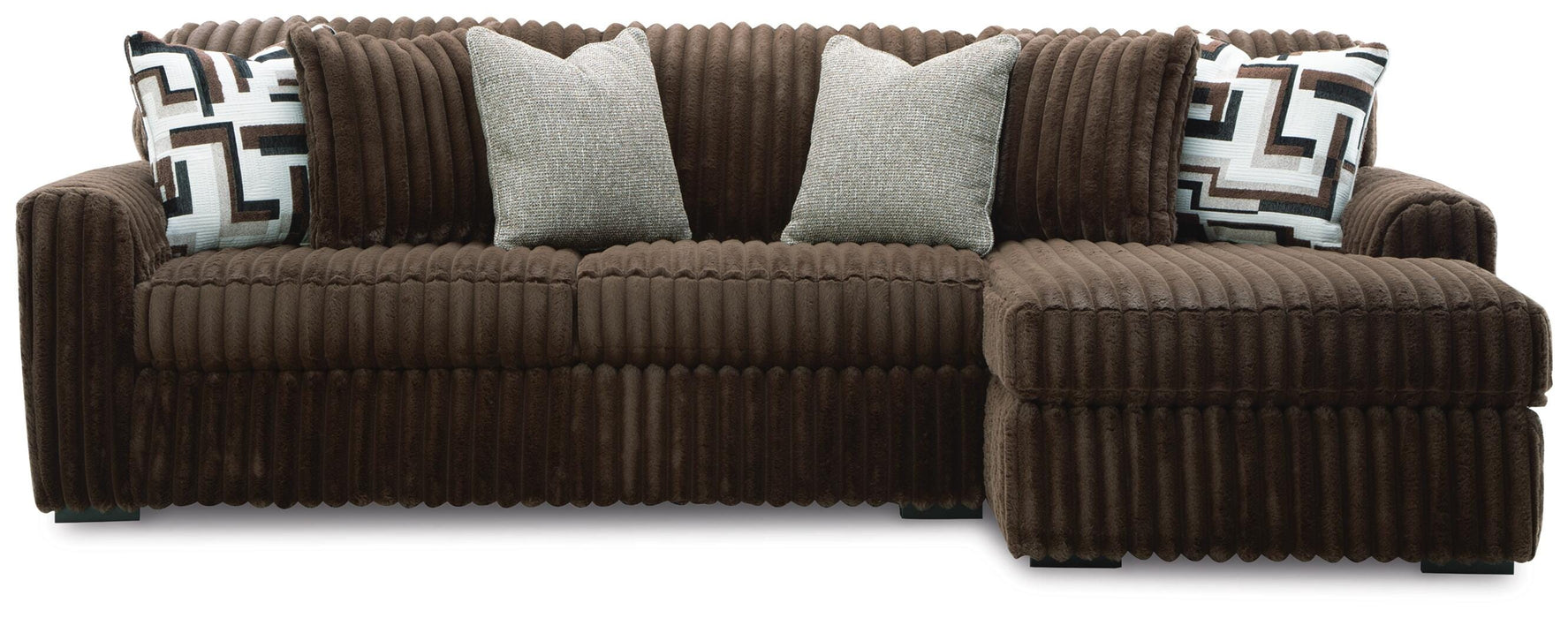 Midnight-Madness Sectional Sofa with Chaise - Valley Furniture (Rohnert Park, CA)