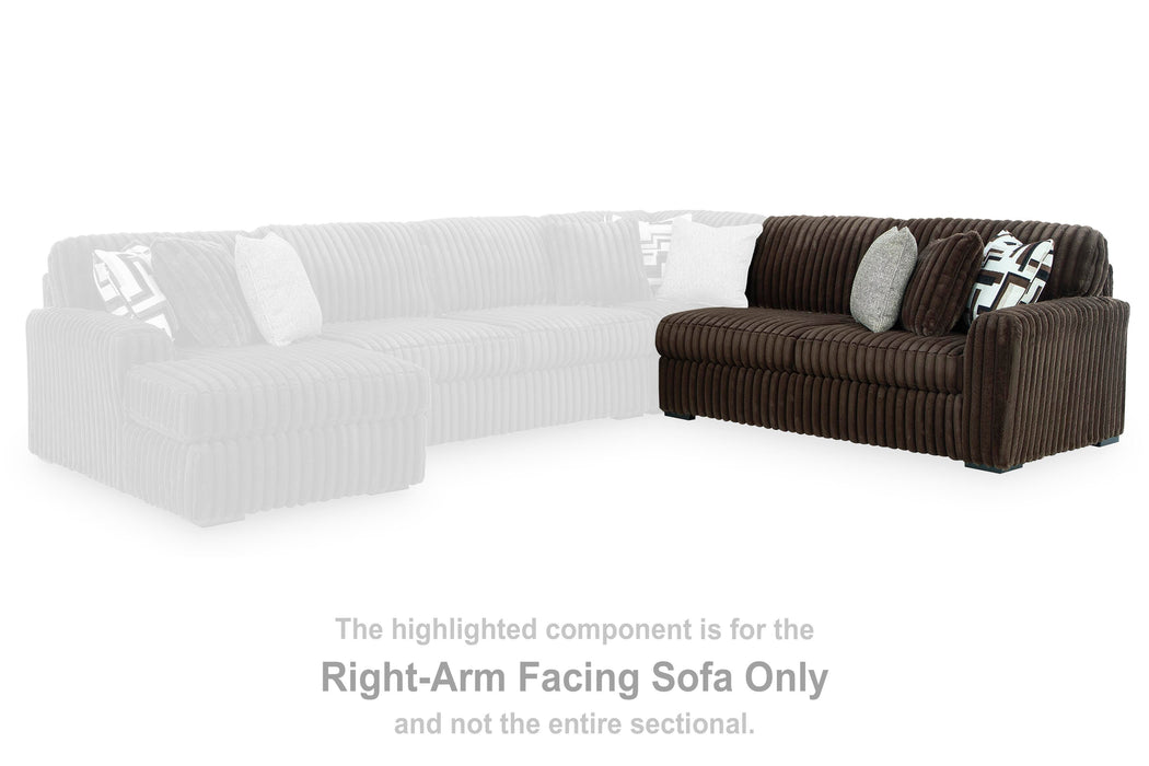 Midnight-Madness Sectional with Chaise - Valley Furniture (Rohnert Park, CA)