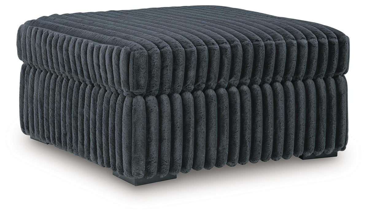 Midnight-Madness Oversized Accent Ottoman - Valley Furniture (Rohnert Park, CA)