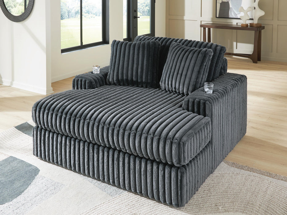 Midnight-Madness Oversized Chaise - Valley Furniture (Rohnert Park, CA)