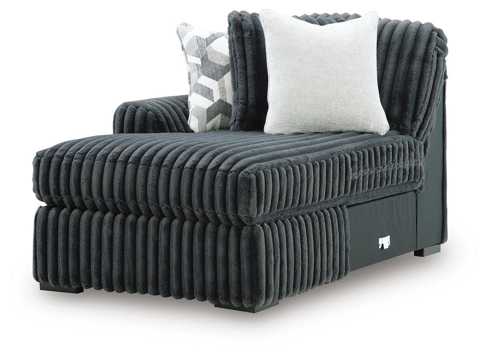 Midnight-Madness Sectional with Chaise - Valley Furniture (Rohnert Park, CA)