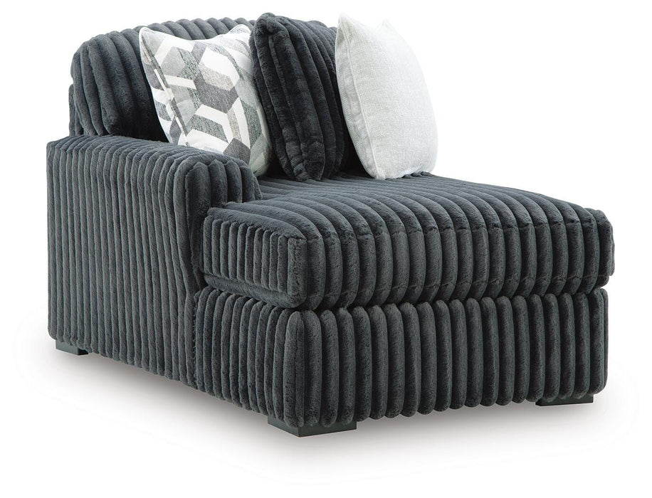 Midnight-Madness Sectional with Chaise - Valley Furniture (Rohnert Park, CA)