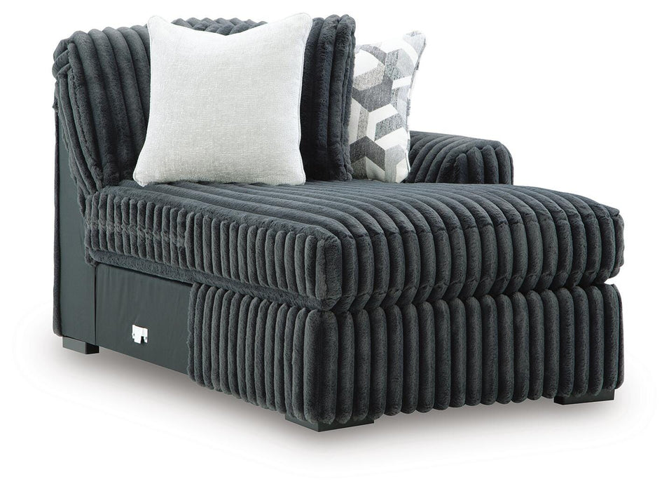 Midnight-Madness Sectional with Chaise - Valley Furniture (Rohnert Park, CA)