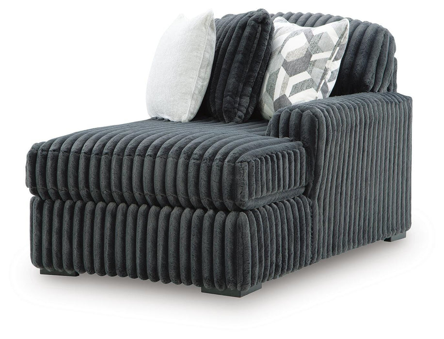 Midnight-Madness Sectional with Chaise - Valley Furniture (Rohnert Park, CA)