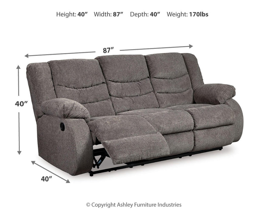 Tulen Reclining Sofa - Valley Furniture (Rohnert Park, CA)