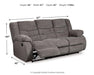 Tulen Reclining Sofa - Valley Furniture (Rohnert Park, CA)