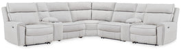 Social Pointe Reclining Sectional with Storage Consoles - Valley Furniture (Rohnert Park, CA)