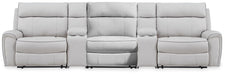 Social Pointe Reclining Sectional with Storage Consoles - Valley Furniture (Rohnert Park, CA)