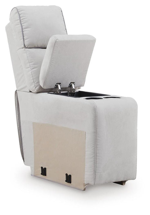 Social Pointe Reclining Sectional with Storage Consoles - Valley Furniture (Rohnert Park, CA)