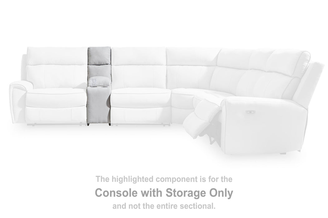 Social Pointe Reclining Sectional with Storage Consoles - Valley Furniture (Rohnert Park, CA)